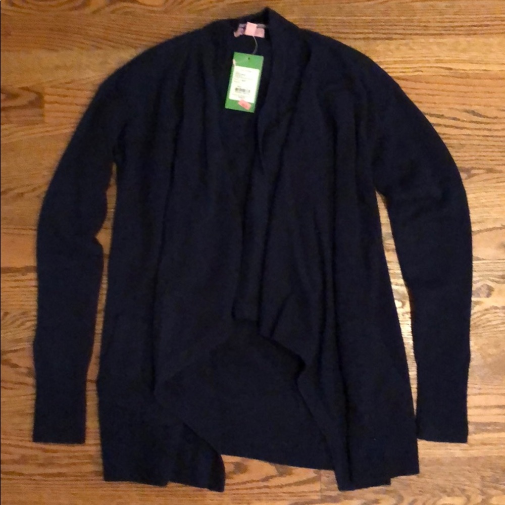NWT Lilly Pulitzer Romelle Cashmere Cardigan, Navy